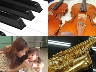 KEI音楽学院で受講出来る科目（楽器）
